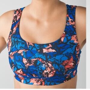 Lululemon Energy Bra (Exhale)
Mini Paint Storm Harbor Blue Multi Black - Size 6